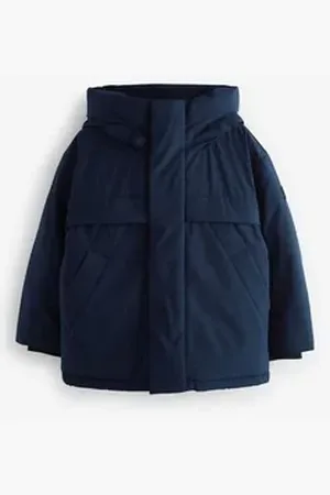 Next Steppjacke Wattierter Puffermantel (1-St) blau 116 (6 J.)
