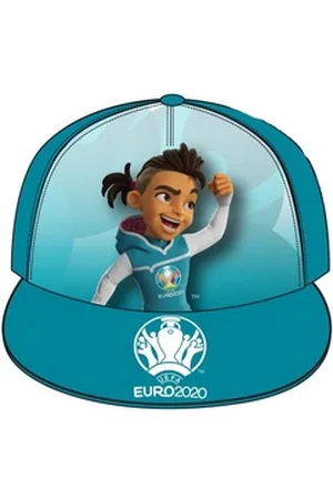 Coole-Fun-T-Shirts Schirmmütze EURO 2020 / 2021 Kinder Basecap Schirmmütze Fußball blau 52