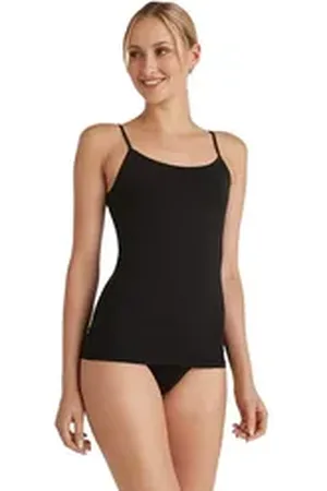 Falke Achseltop (1-St) aus nachhaltiger Baumwolle schwarz XL