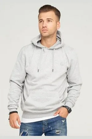 Soul Star Kapuzensweatshirt DAKAR im schlichten Basic-Look grau XL