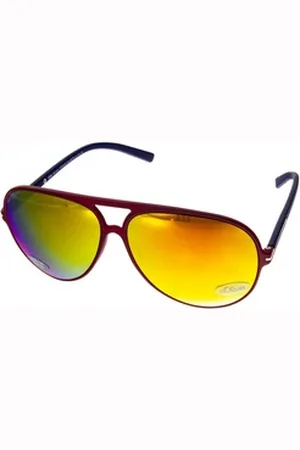 QS by s.Oliver Sonnenbrille Sonnenbrille Damenbrille 98778-00340 rot