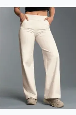 Trigema Jerseyhose Jogginghose mit weitem Bein (1-tlg) beige S