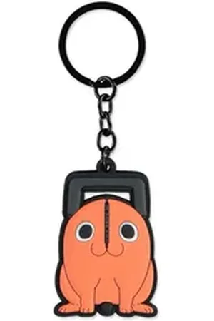 Difuzed Chainsaw Man Schlüsselanhänger orange