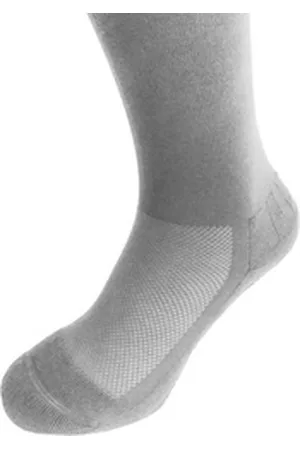 Fußgut Diabetikersocken Venenfeund Sensitiv Socken mit Airchannel Fußbelüftung (2-Paar) verstärkte Fußpolsterung, weiter Bund, kein Druck grau 40-42