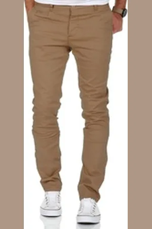 amaci Chinohose ATLANTA Slim Fit Chino mit Stretch beige|braun W34/L30