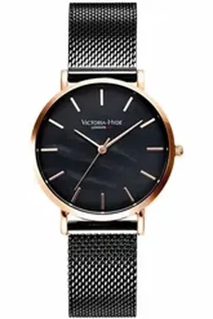 VICTORIA HYDE Quarzuhr Seven Sisters Perlmutt Herren Basic Mesh-Armband, (1-tlg., Kein Set) schwarz