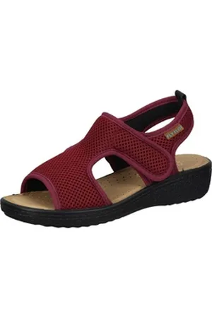 Fly flot Sandalen Sandalette aus Mesh rot 35 EU