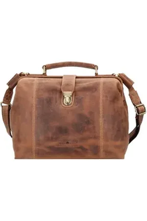 Greenburry Henkeltasche Vintage, Leder braun