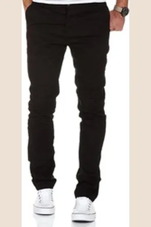 amaci Chinohose ATLANTA Slim Fit Chino mit Stretch schwarz W38/L30