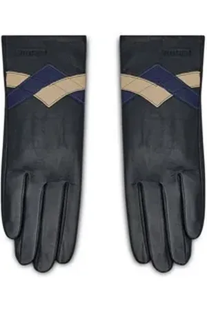 Wittchen Lederhandschuhe Damenhandschuhe 39-6-645-GC Dunkelblau blau