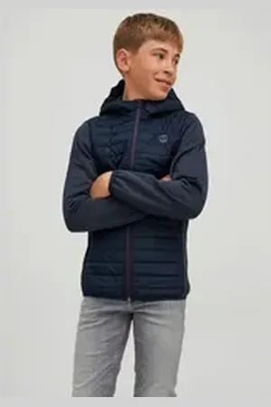 JACK & JONES Junior Steppjacke JJEMULTI QUILTED JACKET NOOS JNR blau 152