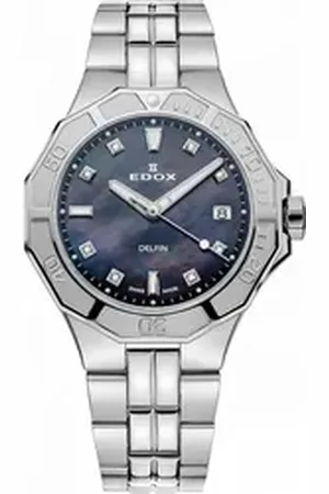 Edox Quarzuhr 53020-3M-NANND Delfin Diver Damenuhr 38mm 20ATM 53020-3M-NANND Delfin Diver Damenuhr 38mm 20ATM