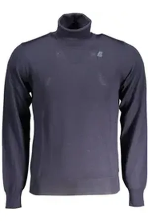 K-Way Rundhalspullover blau L