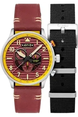 Avi-8 Quarzuhr AV-4109-02 Herrenuhr Flyboy Spirit of Tuskegee Limited Chrono 44 AV-4109-02 Herrenuhr Flyboy Spirit of Tuskegee Limited Chrono 44mm 5ATM