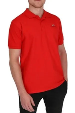 Fruit Of The Loom Poloshirt Polo-Shirt mit Vintage-Logo rot S