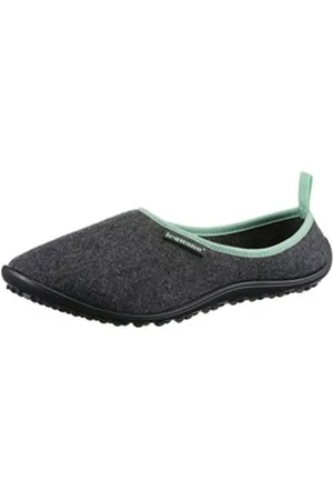 leguano ACASA Barfußschuh Bequemschuh, Hausschuh, Clog für volle Bewegungsfreiheit grau 39 EU