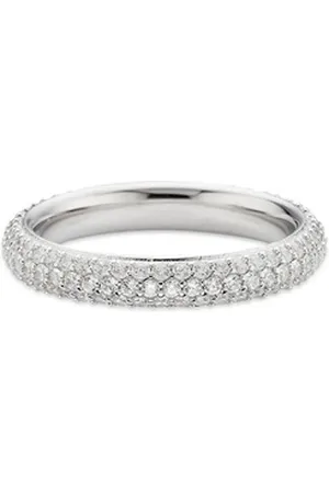 Bruno Banani Fingerring Schmuck Geschenk Silber 925 Damenring black-white, mit Zirkonia (synth) silberfarben 56