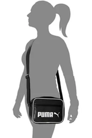 PUMA Messenger Bag Tasche Campus Mini Reporter Retro, F black (1-tlg) schwarz