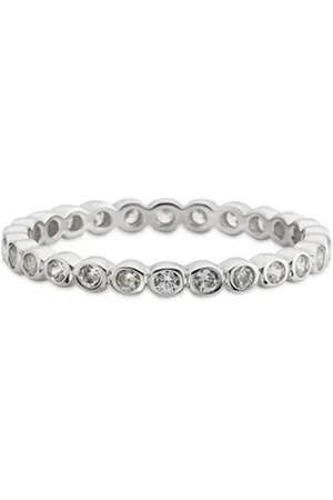 Bruno Banani Fingerring Schmuck Geschenk Silber 925 Damenring Memoire Regenbogen, mit Zirkonia (synth) silberfarben 59