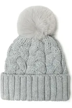 Minoti Bommelmütze Mütze mit Bommel (2y-14y) grau 110-128cm