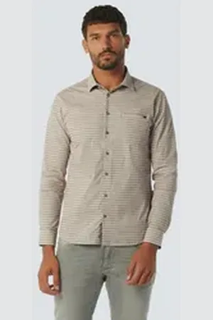 No Excess Langarmshirt Shirt Stretch Allover Printed XL