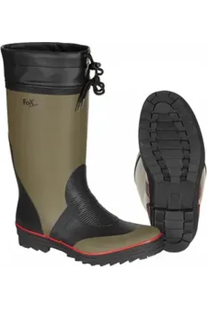 Fox Outdoor Gummistiefel in Oliv Stiefel (1 Paar, 1 Paar) grün 42 EU