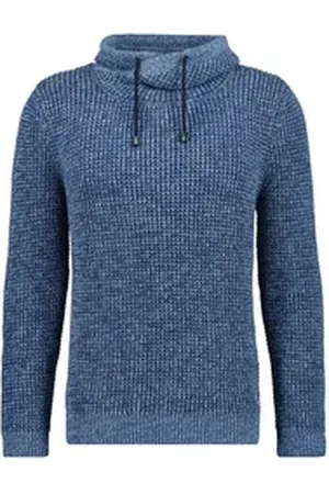 Ragman Rollkragenpullover blau 64