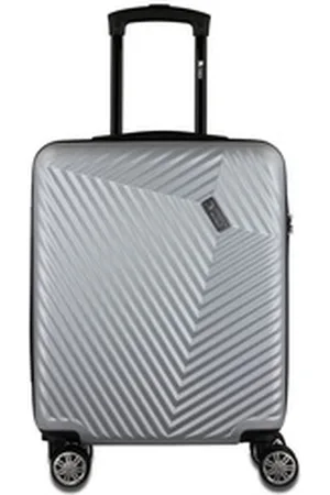 Mano Hartschalen-Trolley Don Carlo, 4 Rollen silberfarben 37.5 cm x 46 cm