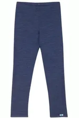 FINKID Schlafanzug Leikki Soft Navy Leggings 100/110 Wollhose Outdoorwäsche Funktionsunterwäsche Skiunterhose Gr.100/110