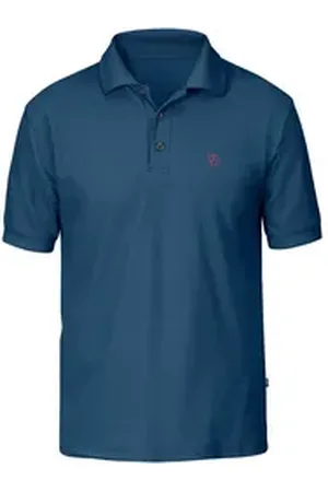 Fjällräven Poloshirt Poloshirt Crowley blau M