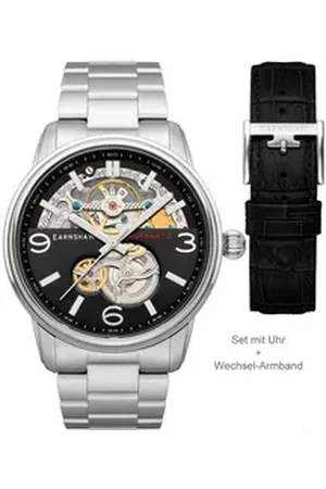 THOMAS EARNSHAW Automatikuhr ES-8178-11 Carlyle Skeleton Automatik Herrenuhr 42mm