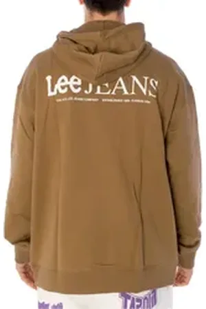 Lee ® Hoodie Hoodie Loose Logo (1-tlg) braun L