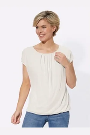 Alessa W Witt T-Shirt Blusenshirt beige 36