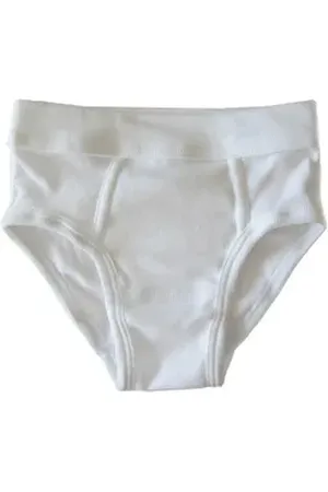 Hermko Slip 2840 Jungen Slip mit Weichbund aus reiner Bio-Baumwolle weiß 92