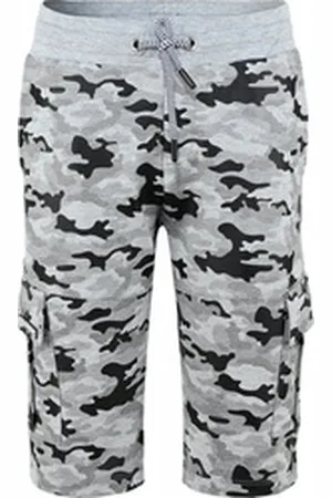 Blue Effect Sweatshorts boys Sweat Cargo Bermuda Shorts camouflage grau schwarz (1-tlg) grau|schwarz 128