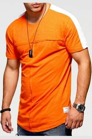 2Y T-Shirt MSPERTH im Oversize-Stil orange S