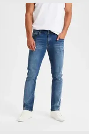 Buffalo 5-Pocket-Jeans Straight-fit mit normaler Bundhöhe, aus elastischer Denim-Qualität blau 34