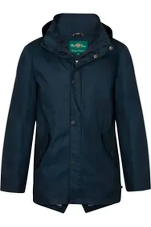 Alan Paine Parka Herrenparka Fernley blau L
