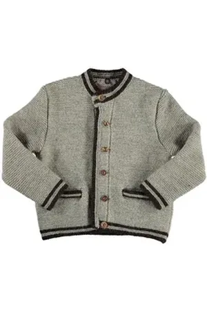 OS-TRACHTEN OS Trachten Strickjacke Ruruba Rundhalsausschnitt beige 122/128