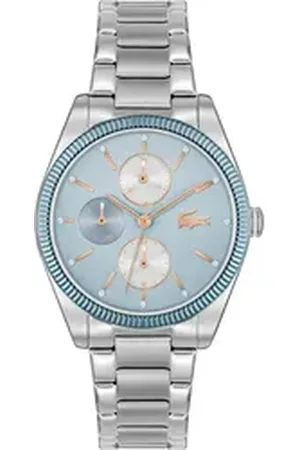Lacoste Multifunktionsuhr ORSAY 2001365, Quarzuhr, Armbanduhr, Damenuhr, Datum, Edelstahlarmband silberfarben