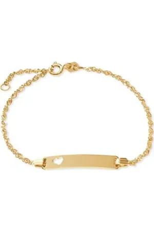 FAVS Silberarmband Mädchen-I.D.-Armband 375er Gelbgold gelb|goldfarben