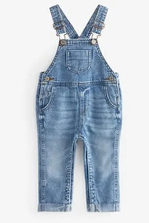 Next Jeanslatzhose Denim-Latzhose (1-tlg) blau 68-74 (6-9 Mon.)