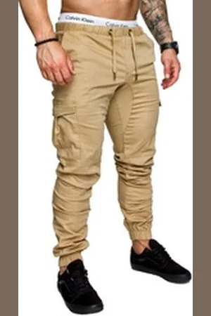 amaci Chinohose LOS ANGELES Cargo Jogger-Chino beige|braun W38