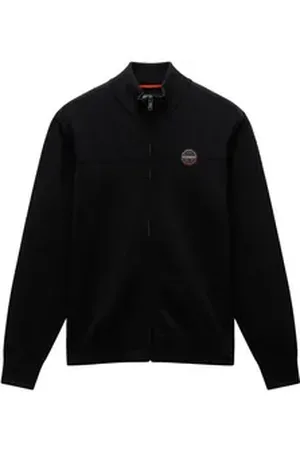 Napapijri Strickjacke Herren Strickjacke DERRI FZ (1-tlg) schwarz L