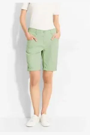 CECIL Bermudas Style New York mit Stretchanteil grün 26