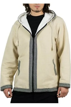 Kunst und Magie Kurzjacke Unisex Baumwolljacke mit Fleecefutter und Kapuze schwarz XL