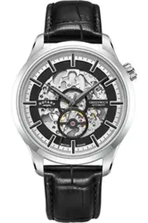 Rotary Automatikuhr GS02945/87 Greenwich Automatik Herrenuhr 42mm 5ATM GS02945/87 Greenwich Automatik Herrenuhr 42mm 5ATM