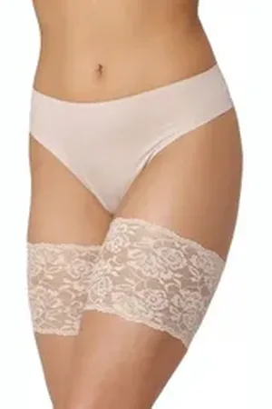 Merry Style Strumpfband Damen Oberschenkelbänder MS10-436 beige|weiß 6XL