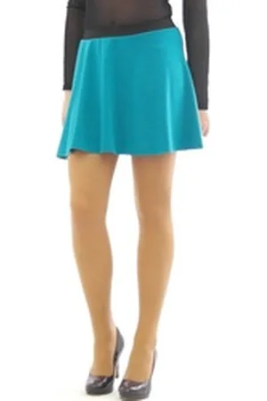 Yeset Minirock Swing Rock Mini hohe Taille Falten-Rock Gummibund Skirt Minirock turki Falten-Rock XXL/3XL