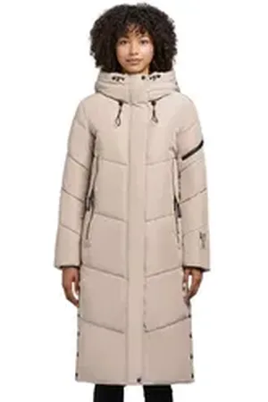 Khujo Wintermantel SONJE5 Damen Steppmantel beige|braun L